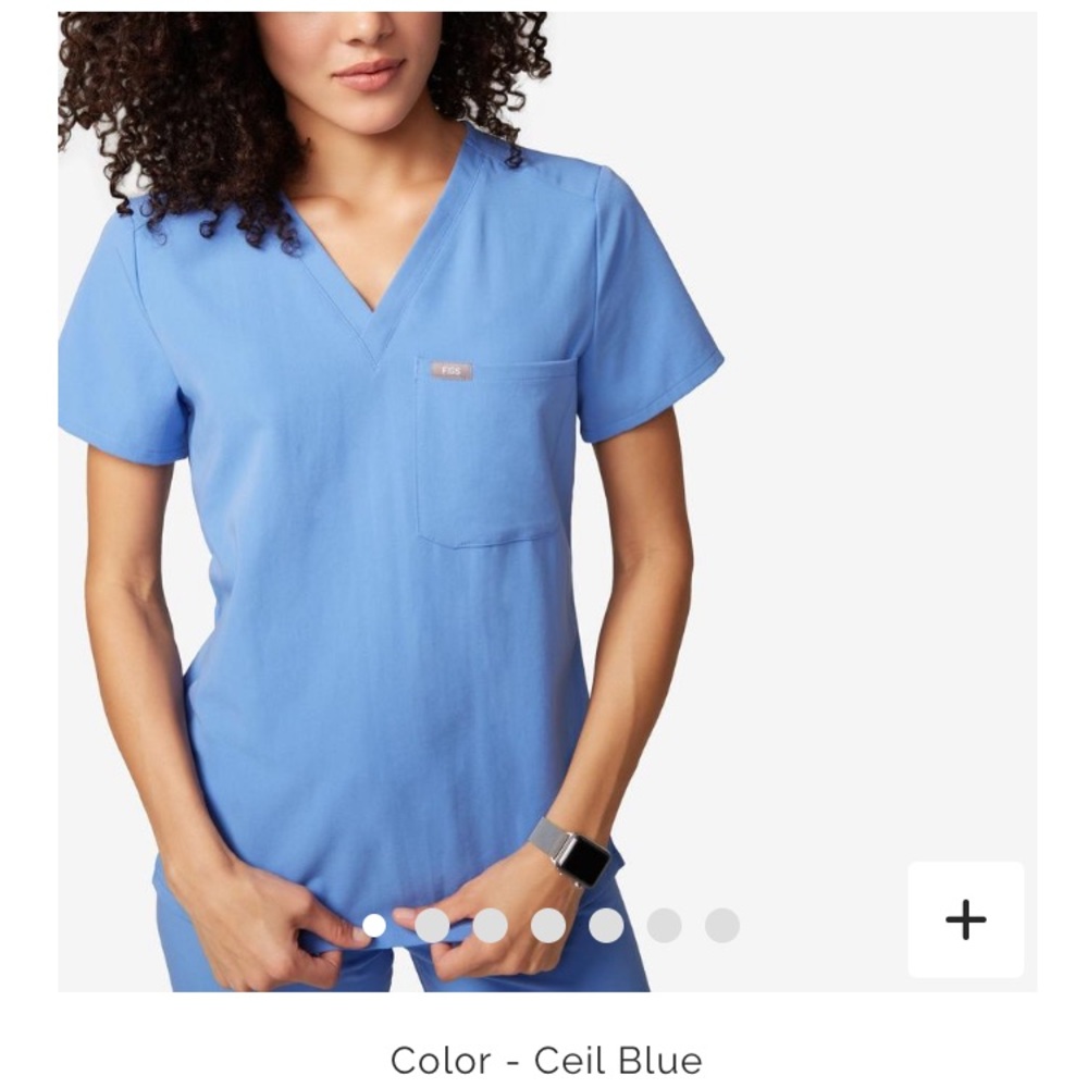 Brand New Figs Scrubs Ciel Blue XS